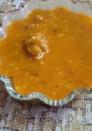 صورة لوصفة شوربة الشوفان باللحمه