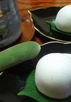 A picture of Jyoyo (Chinese Yam) Manju.