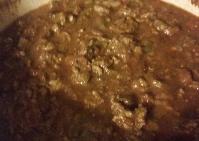 Recipe of Speedy Triple meat chili