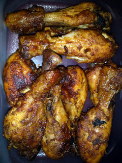 A picture of Baked bbq chicken.