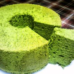 Matcha Chiffon Cake A picture of Matcha Chiffon Cake.