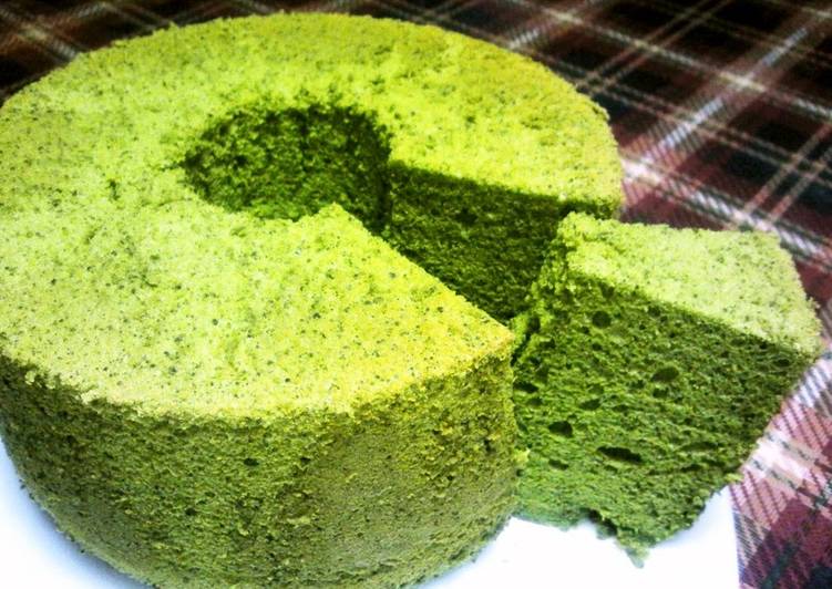 Recipe of Ultimate Matcha Chiffon Cake