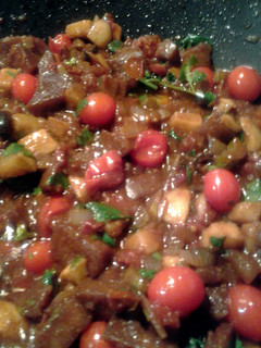 A picture of vegetable stir fry.