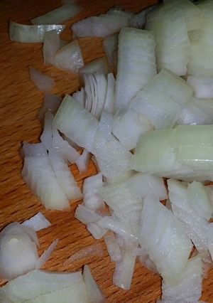 A picture of Iz's Diced Onion Trick.