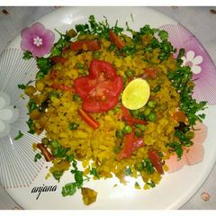 A picture of Veg Poha.