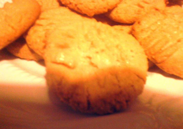 Recipe of Homemade peanut butter cookies