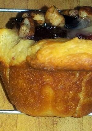 A picture of Sheree's Brie, Cranberry, and Pecan Tartlets.