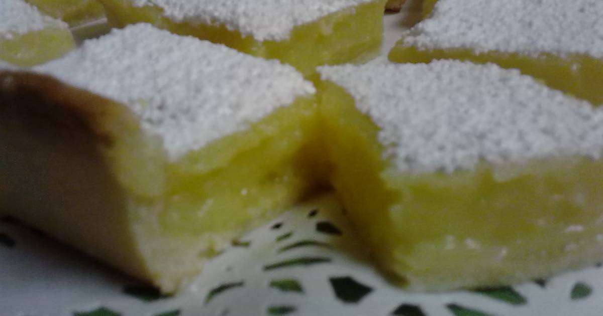 Tangy Lemon Squares Recipe by Arlene Cookpad