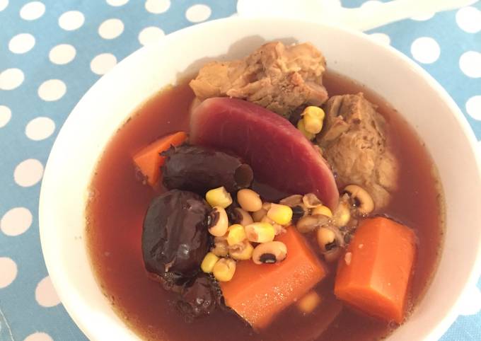 Chinese Beetroot &amp; Carrot Soup