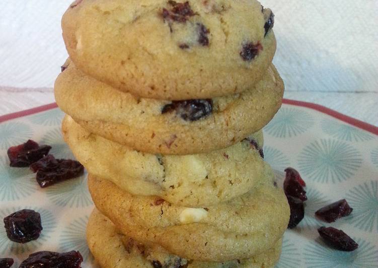 Cranberry White Chocolate Chip Cookies