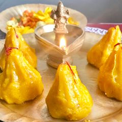 A picture of Mango modak.