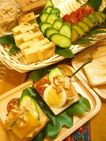 Easy Steps Prepare Recipes Gado Gado Open Sandwiches the Awesome  Delicious.
