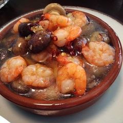 Easy Prawn and Mushroom Ajillo A picture of Easy Prawn and Mushroom Ajillo.