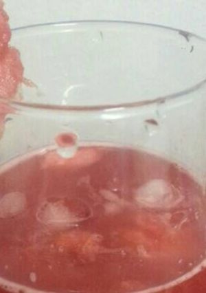 صورة لوصفة عصير البطيخ على طريقتي انا ام احمد