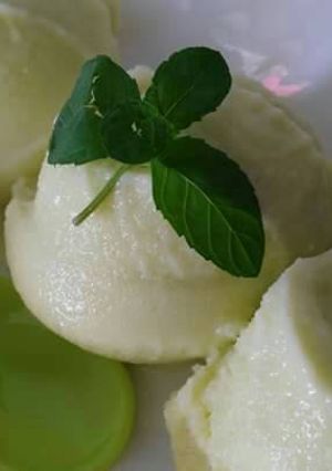 Foto principal de Helado de mango y hierbabuena (con y sin Tmx) también versión light