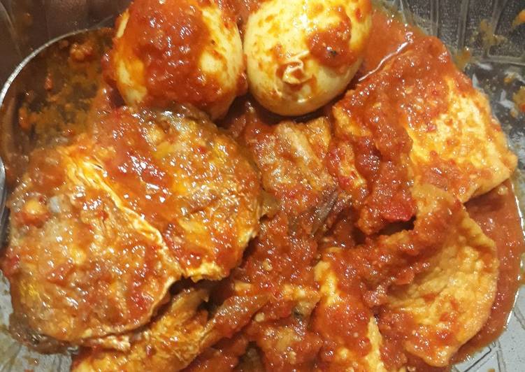 Cara Membuat 7. Bali tahu, telor dan ikan bandeng enak dan mudah