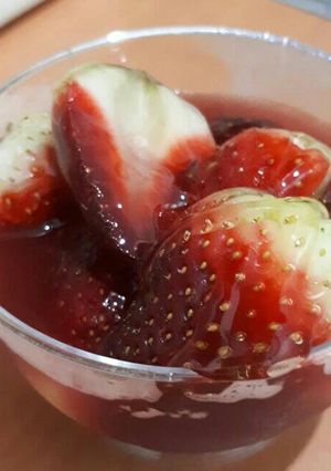 รูปของ สตรอเบอรี่ไอซ์หวานเย็น