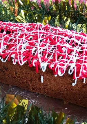 Una foto de Budín de banana con chocolate