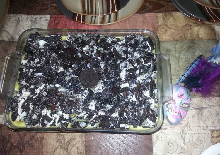 Step-by-Step Guide to Make Quick Oreo pudding cake