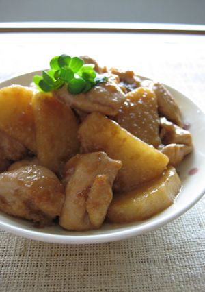 A picture of Teriyaki-Style Chicken and Yam.