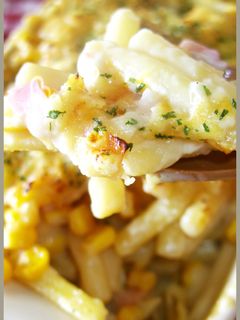 A picture of Easy Macaroni au Gratin with Soy Milk.