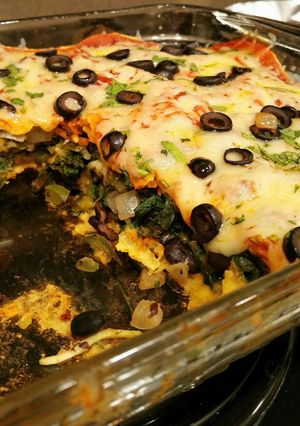 A picture of Enchilada Casserole.
