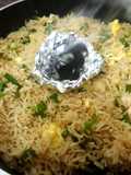 Quick smoky fried rice😊