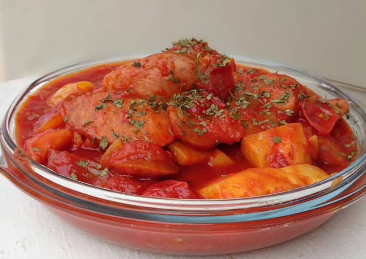 Recipe of Any-night-of-the-week Chorizo In Pineapple And Tomato Sauce