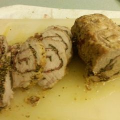 A picture of Roasted Porchetta.