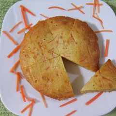 A picture of Crunchy Crispy Rum Carrot Cake.
