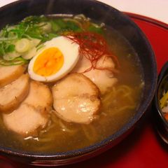A picture of Soy Sauce Ramen Soup.