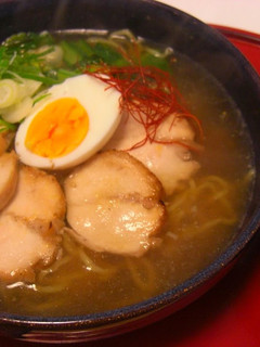 A picture of Soy Sauce Ramen Soup.