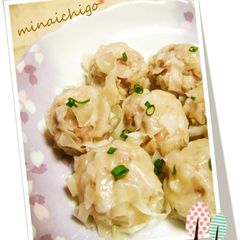 A picture of Microwaved Flower Shumai.