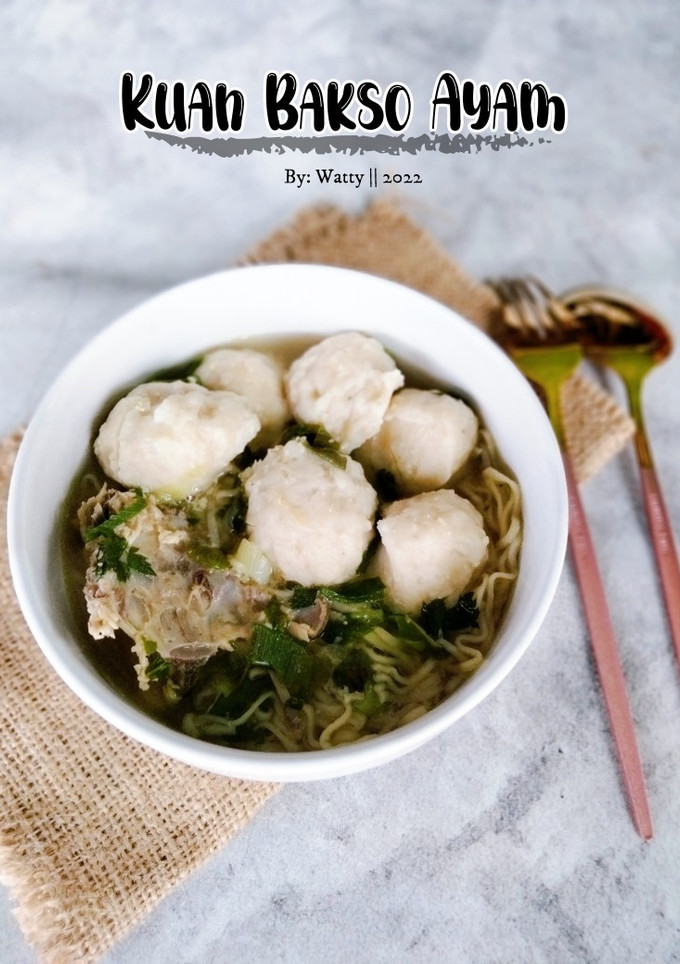 Foto resep Kuah Bakso Ayam