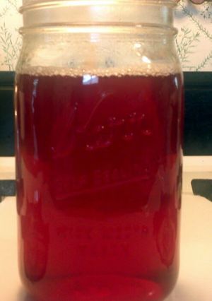 A picture of Easy Strawberry Syrup.