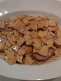 A picture of Pork Loin with Apples.