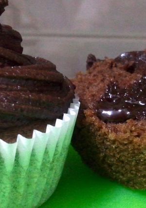 A picture of Divine Chocolate Cupcakes.