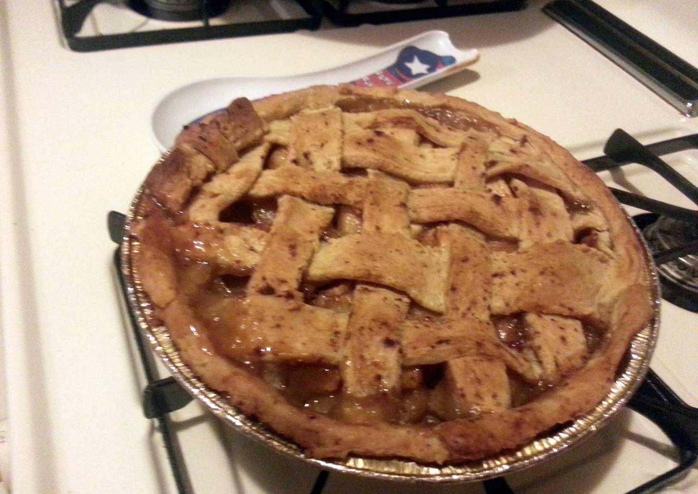Home made apple pie