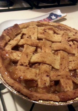 A picture of Home made apple pie.