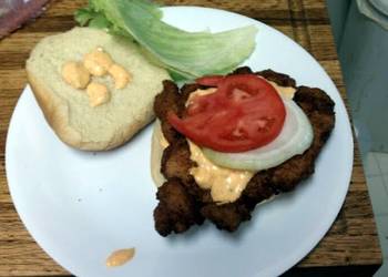 Unique Recipe Fried Pork Tenderloin Sandwhich Practical Delicious