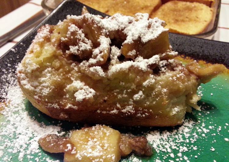 How to Make Homemade Caramel Apple Baked French Toast