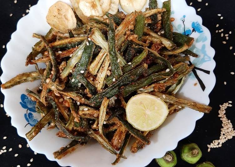 Easiest Way to Prepare Crispy Bhindi