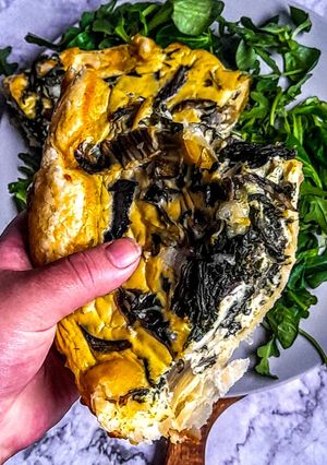 Une photo de Quiche blettes chèvre