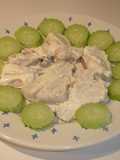Pescadilla con mahonesa y alficoz