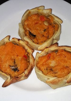 Una foto de Canastitas de Calabaza