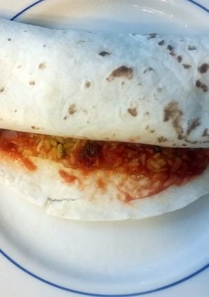 A picture of taisen's rice tortilla.