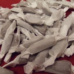 A picture of Chocolate Flavored Soft Caramels.
