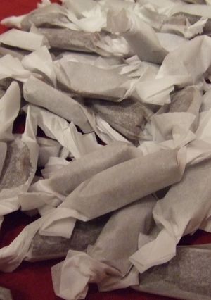 A picture of Chocolate Flavored Soft Caramels.