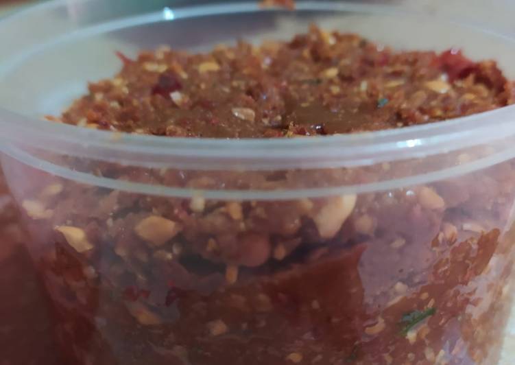 Resep Sambal kacang simple rasa super yang Lezat Sekali