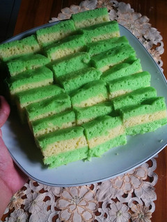 Foto resep Bolu kukus pandan putih telur